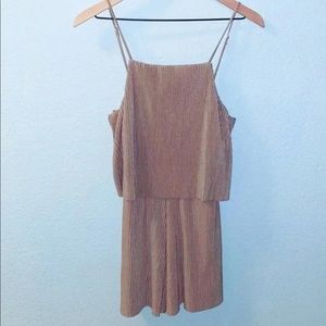 Champagne Woman’s Romper